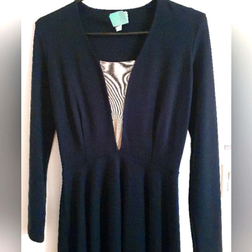 NWT- Misses Flair Dress dark blue